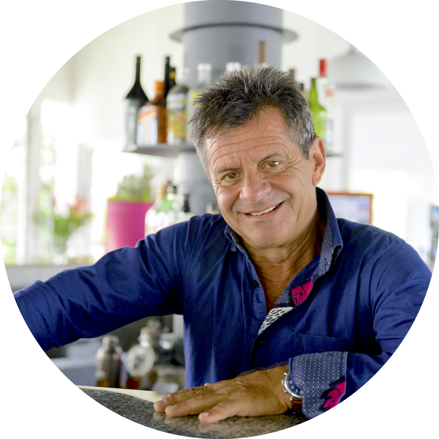 Alain Bellon, chef de l'Eden Restaurant de l'Hôtel du Parc de Port-Gentil